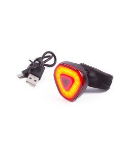 013529 Fietslamp led usb oplaadbaar rood