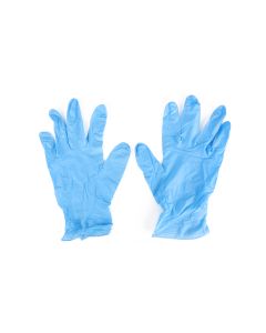 013918 Werkhandschoen nitril blauw maat L
