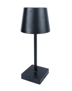 013962 LED Tafellamp dimbaar oplaadbaar zwart