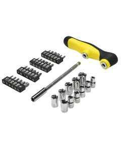 014010 Schroevendraaier set 37 dlg t-greep