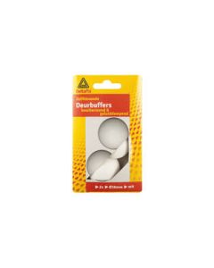 015036 Deltafix Deurbuffer wit 38 mm 2 st