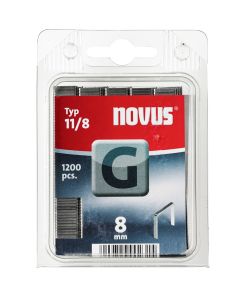 Novus Vlakdraad nieten G 11/8mm, 1200 st.