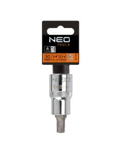 NEO Torxdop T40, 55mm 1/2 aansluiting, S2 Staal 
