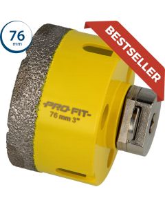 ProFit Diamantboor met geïntegreerde Click & Drill® adapter 76 mm.