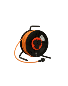 QwattPro BM300 Kabelhaspel vinyl 50m. 3x1,5 mm.