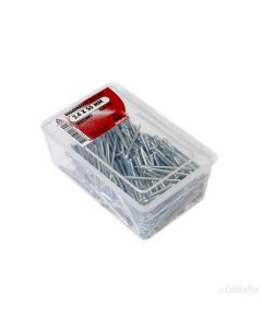 DRAADNAGELS PLATKOP VERZINKT 1.0X15 200 GR
