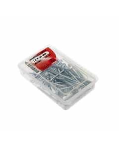 DRAADNAGELS PLATKOP VERZINKT 2.0X40 200 GR