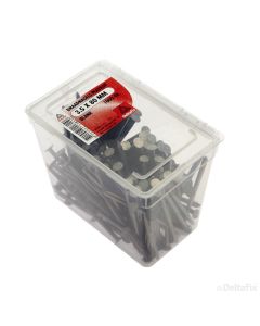 DRAADNAGELS PLATKOP BLANK 3.5X80 1000GR