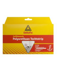Tochtstrip zelfklevend p.u. schuim wit-creme, nr.165