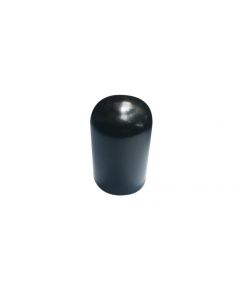 DOMPELDOP 3X15MM ZACHT PVC ZWART ROND