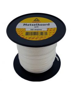 METSELKOORD ROOD 40 M NYLON