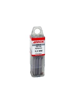 4tecx HSS-g boor geslepen DIN 338 splitpoint 2,0mm