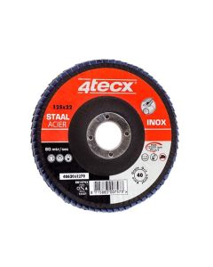 4tecx Vlaklamellenschijf Mega-Line 115 x 22,2 mm korrel 40