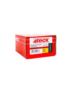 4tecx Spaanplaatschroef Tx-25 verzinkt platverzonkenkop 5,0 x 90/60 200 stuks