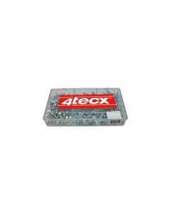 4tecx Assortiment tapbouten en moeren, 320-delig, verzinkt