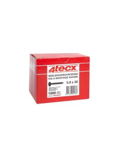4tecx Snelbouwschroef gefosfateerd grof 3,9 x 35 1000 stuks