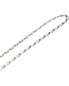 PATENTKETTING CHROOM 10.4X0.3MM per meter
