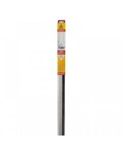 DORPELSTRIP MET RUBBER-FLAP ALUMINIUM 110CM.