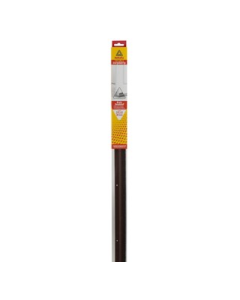 DORPELSTRIP MET BORSTEL  BRUIN 110MM