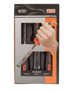 BAHCO ERGO STEEKBEITELSET 434 12-18-25MM