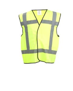 SafeWorker LENA SIGNALISATIEVEST EN471 RWS 100% POLYESTER Fluor Geel maat One size 021