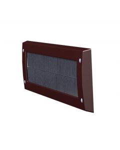 Door-Line Briefplaat binnen, kunststof basic bruin zonder klep 80x340mm