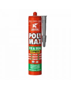 Griffon Poly Max® Fix & Seal Express Grijs Koker 425 g NL/FR/DE