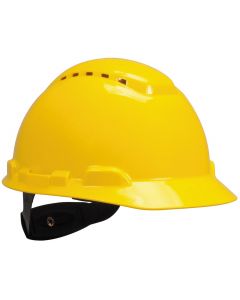 3M helm geel met draaiknop hdpe h700ngu