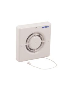 Nedco BV Badkamer/Toiletventilator CR 100 TP ABS, kunststof wit