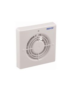 Nedco BV Badkamer/Toiletventilator CR 100 VT ABS, kunststof wit