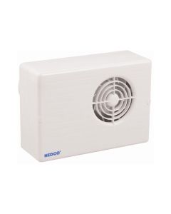 Nedco BV Badkamer/Toiletventilator CF 200 ABS, kunststof wit