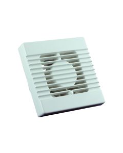 Nedco BV Badkamer/Toiletventilator EF 120 VT ABS, kunststof wit