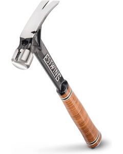 Estwing 02-4102E15SR Klauwhamer recht lederen greep 420 gr.