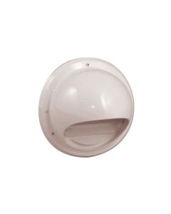 Nedco BV Buitenrooster bol model ø 125mm ABS wit
