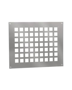 Nedco BV Ventilatieplaat 300x250mm aluminium