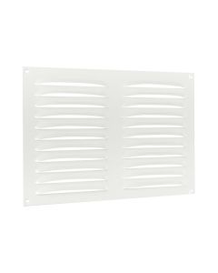 Nedco BV Schoepenrooster 320 x 220mm aluminium wit