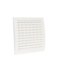 Nedco BV Afsluitbaar ventilatierooster ø 100mm PS, kunststof wit
