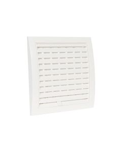 Nedco BV Afsluitbaar ventilatierooster 190x190mm PS, kunststof wit