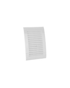 Nedco BV Afsluitbaar ventilatierooster 250x170mm PS, kunststof wit