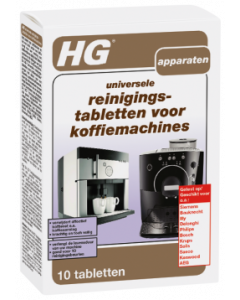 HG UNIVERSELE REINIGINGSTABLETTEN VOOR KOFFIEMACHINES