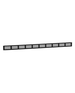 Nedco BV Plintrooster 500x30mm aluminium zwart