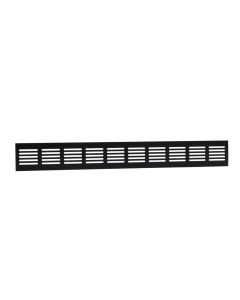 Nedco BV Plintrooster 500x60mm aluminium zwart