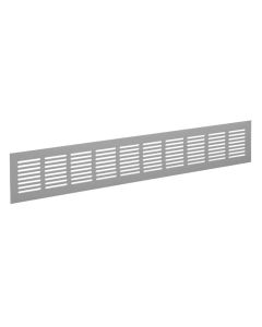 Nedco BV Plintrooster 1000x80mm aluminium wit