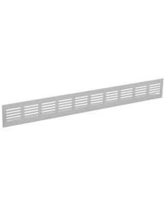 Nedco BV Plintrooster 2000x80mm aluminium wit