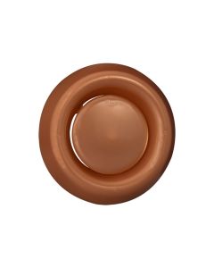 Nedco BV Afzuigventiel met klemmen ø 100/125mm PP, kunststof roodkoper
