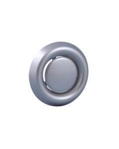 Nedco BV Afzuigventiel met aansluitbus ø 125mm PP, kunststof aluminium