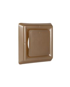 Nedco BV Vierkant afzuigventiel met klemmen ø 100mm PP, kunststof brons
