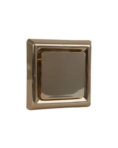 Nedco BV Vierkant afzuigventiel met klemmen ø 125mm PP, kunststof messing
