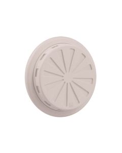 Nedco BV Verstelbaar ventilatierooster ø 100-150mm PP, kunststof wit