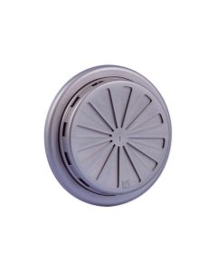 Nedco BV Verstelbaar ventilatierooster ø 100-150mm PP, kunststof aluminium